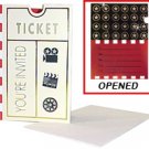 Movie Ticket Invitation Cards - 6043