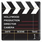 Director Cut Clapboard Paper Plates - 6044
