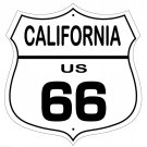 White Route 66 HWY Sign - 3207