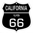 Black Route 66 HWY Sign - 3208