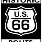 Black Route 66 Sign - 3215