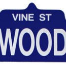 Hollywood Blue (Vine) Street Sign - 3060