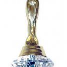 Small Lady Wings Trophy with Diamond style Bottle stopper - 3454 Small Lady Wings Trophy with Diamond style Bottle stopper - 3454