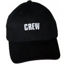 100% Cotton Black movie crew cap with" Crew" embroidered on it. - 5673