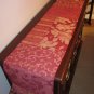 Red and gold table runner