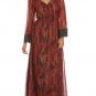 NEW without tags- Arden, B Abstract Print Chiffon Maxi Dress- Size S