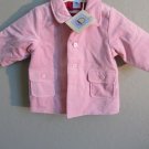 BRAND NEW WITH TAGS Petite Bateau velour coat -12m