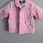 BRAND NEW WITH TAGS Petite Bateau velour coat -12m