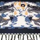 Two Dragons Playing with Pearl Batik