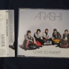 ARASHI SINGLE LOVE SO SWEET JAPAN NORMAL ED USED WITH OBI