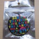 ARASHI 24 HOUR HR TV TELEVISION 2013 OFFICIAL GOOD CAN BADGE BLACK NEW