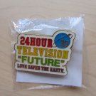ARASHI 24 HOUR HR TV TELEVISION 2012 OFFICIAL GOOD PIN B BRAND NEW