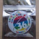 ARASHI 24 HOUR HR TV TELEVISION 2013 OFFICIAL GOOD CAN BADGE WHITE NEW