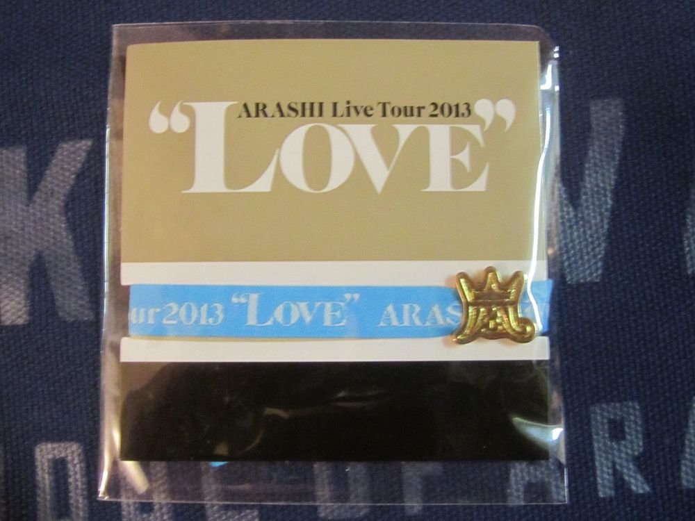 ARASHI 2013 LOVE TOUR CONCERT GOOD BLUE RIBBON BRACELET OHNO SATOSHI