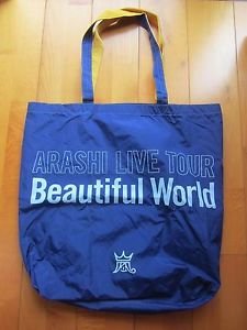 ARASHI BEAUTIFUL WORLD TOUR CONCERT GOOD 2011 SHOPPING BAG OHNO JUN AIBA NINO