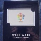 WAKUWAKU SCHOOL OF ARASHI 2015 GOOD Badge IC Card Sticker WAKU WAKU NEW JOHNNY