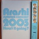 ARASHI 2003 HOW'S IT GOING? TOUR CONCERT GOOD PAMPHLET MEMBERS VOICE JOHNNY