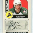 2008-09 ITG Heroes and Prospects Autographs #AMG Michael Grabner