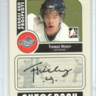 2008-09 ITG Heroes and Prospects Autographs #ATH Thomas Hickey