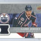 2008-09 Upper Deck Game Jerseys #GJGB Gilbert Brule