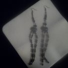 black dangling earring