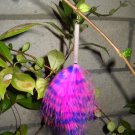 Bright pink and purple earring