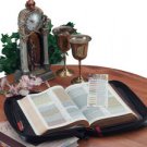 Italian Stone Design Genuine Leather Bible Cover