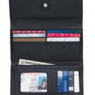Giovanni Navarre Ladies Black Leather Checkbook/Wallet.