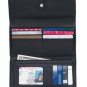Giovanni Navarre Ladies Black Leather Checkbook/Wallet.