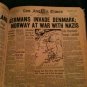 FRONT PAGE's Book "A COLLECTION OF HISTORICAL HEADLINEs LA TIMES News 1881-1987