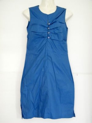 NEW SKY BLUE VERSATILE SLEEVELESS PETITE DRESS SIZE XS