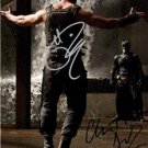 TOM HARDY CHRISTIAN BALE SIGNED PHOTO 8X10 RP AUTOGRAPHED DARK KNIGHT RISES