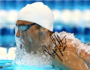 RYAN LOCHTE SIGNED PHOTO 8X10 RP AUTO AUTOGRAPHED 2012 U.S. OLYMPIC TEAM
