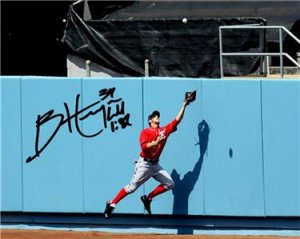 NATIONALS BRYCE HARPER SIGNED PHOTO 8X10 RP AUTOGRAPHED MLB BASEBALL