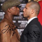 FLOYD MAYWEATHER JR MIGUEL COTTO SIGNED PHOTO 8X10 RP AUTO AUTOGRAPHED BOXING