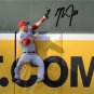 MIKE TROUT SIGNED PHOTO 8X10 RP AUTO AUTOGRAPHED " THE CATCH " LA ANGELS