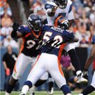 DENVER VON MILLER SIGNED PHOTO 8X10 RP AUTO BRONCOS !!