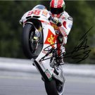 MARCO SIMONCELLI MOTOGP SIGNED PHOTO 8X10 RP AUTO