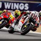 MARCO SIMONCELLI VALENTINO ROSSI SIGNED 8X10 RP AUTO MOTOGP MARCO SIMONCELLI VALENTINO ROSSI SIGNED 8X10 RP AUTO MOTOGP