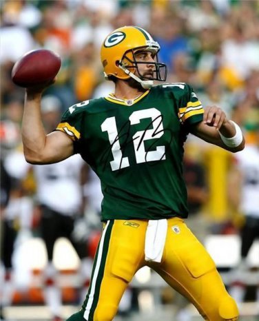 * AARON RODGERS SIGNED PHOTO 8X10 RP AUTO AUTOGRAPHED * GREEN BAY PACKERS