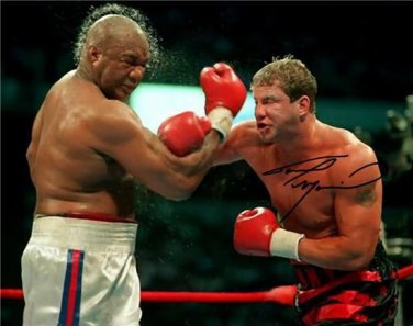 TOMMY MORRISON SIGNED PHOTO 8X10 RP AUTOGRAPHED vs George Foreman