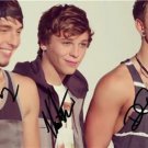 ** EMBLEM3 SIGNED PHOTO 8X10 RP  AUTOGRAPHED  * THE X FACTOR