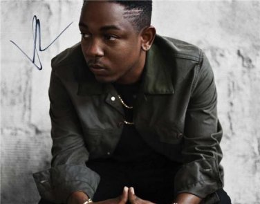 KENDRICK LAMAR SIGNED PHOTO 8X10 RP AUTOGRAPHED * Good Kid m.A.A.d City TDE