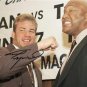 TOMMY MORRISON SIGNED PHOTO 8X10 RP AUTOGRAPHED with George Foreman