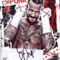 CM PUNK SIGNED PHOTO 8X10 RP AUTOGRAPHED IN SHIRT * WWE WRESTLING !
