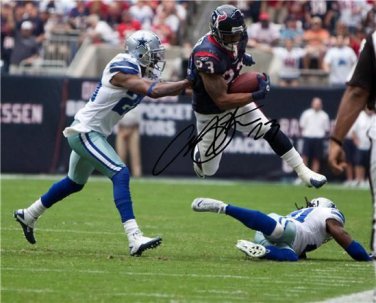 HOUSTON TEXANS ARIAN FOSTER SIGNED PHOTO 8X10 RP AUTO AUTOGRAPHED