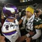 AARON RODGERS AND BRETT FAVRE SIGNED PHOTO 8X10 RP AUTOGRAPHED PACKERS *