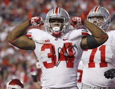 CARLOS HYDE SIGNED PHOTO 8X10 RP AUTOGRAPHED OHIO STATE BUCKEYES