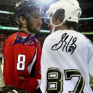 SIDNEY CROSBY ALEX OVECHKIN DUAL SIGNED PHOTO 8X10 RP AUTOGRAPHED HOCKEY SIDNEY CROSBY ALEX OVECHKIN DUAL SIGNED PHOTO 8X10 RP AUTOGRAPHED HOCKEY