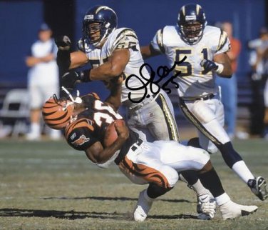 JUNIOR SEAU SIGNED POSTER PHOTO 8X10 RP AUTOGRAPHED *SAN DIEGO CHARGERS